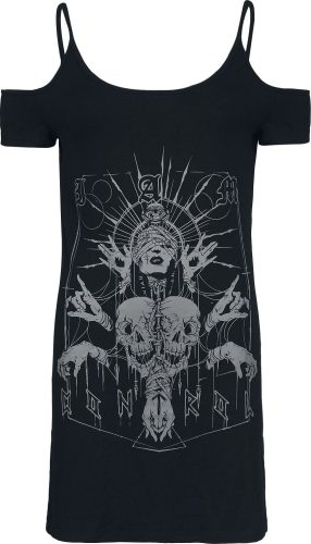 Gothicana by EMP Cold Shoulder T-Shirt Dámské tričko černá