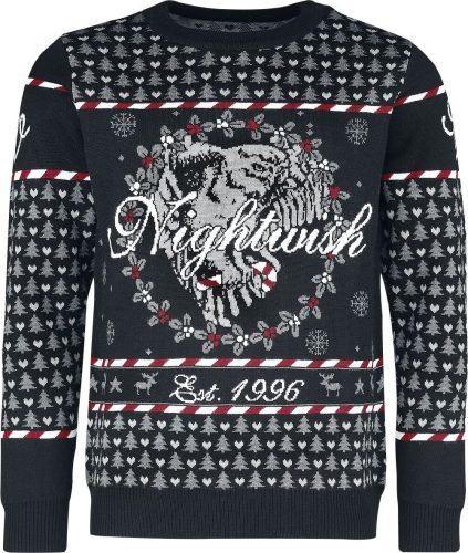 Nightwish Holiday Sweater 2022 Pletený svetr černá