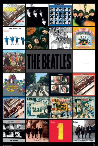 The Beatles Albums plakát vícebarevný