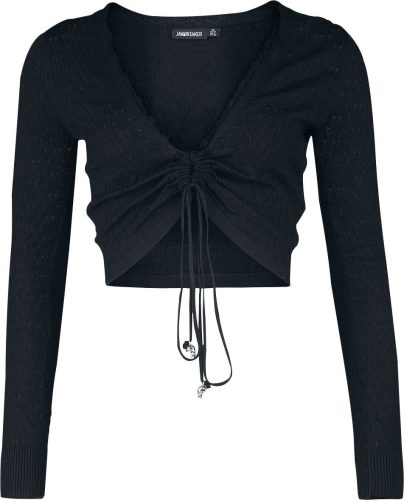 Jawbreaker Pletený svetr Lacy Dámské tričko s dlouhými rukávy černá