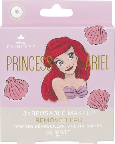 Ariel - Malá mořská víla Pratelné polštářky na odstránění makeupu Mad Beauty Make-up bílá/ružová