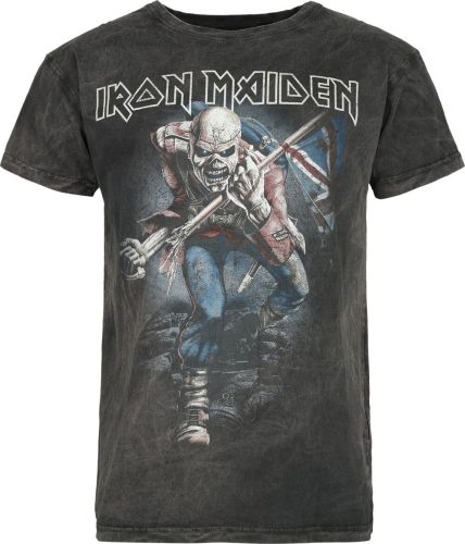 Iron Maiden The Trooper Tričko šedá