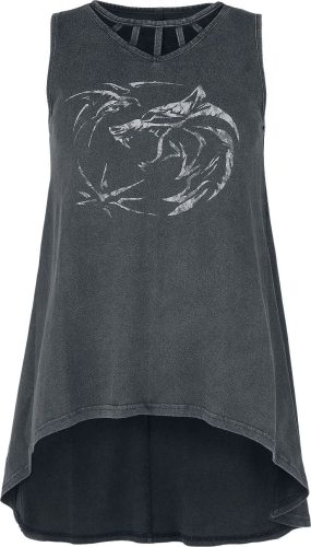 The Witcher Wolf Dámský top charcoal