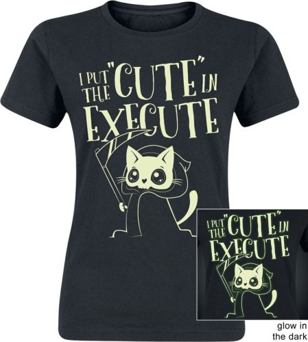 Tierisch Cute In Execute Dámské tričko černá