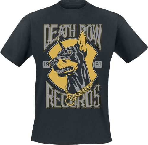 Death Row Records Dog Logo Tričko černá