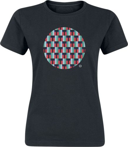 Svenja Hemke Geometric Arrangement Dámské tričko černá