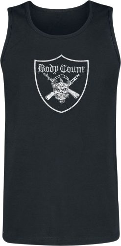 Body Count Gunner Pirate Shield Tank top černá