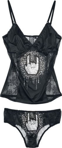 EMP Stage Collection Midnight Confessions Dámské spodní prádlo černá