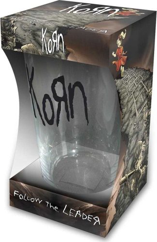 Korn Follow The Leader pivní sklenice transparentní