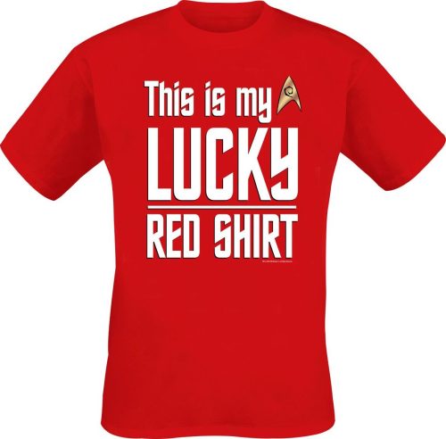 Star Trek Lucky Red Shirt Tričko červená