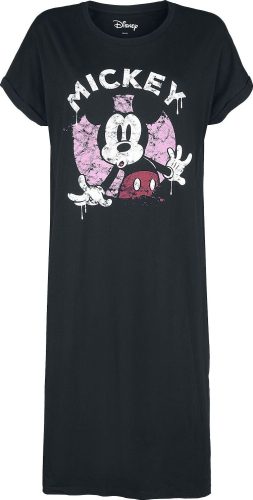 Mickey & Minnie Mouse Minni Maus Šaty černá