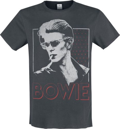 David Bowie Amplified Collection - '80 Era Tričko charcoal