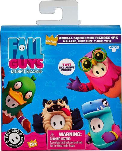 Fall Guys Sada 4 mini figurek Animal Squad akcní figurka vícebarevný