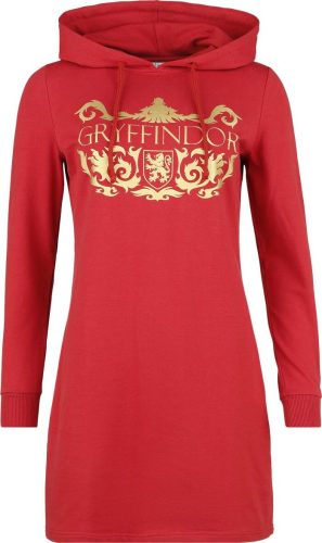 Harry Potter Gryffindor Šaty s kapucí červená