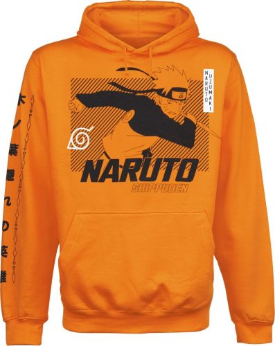 Naruto Kunai Run Mikina s kapucí oranžová