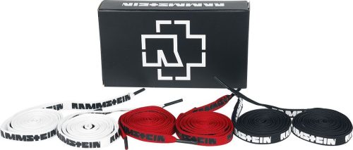 Rammstein Schnürsenkel-Box obuv cerná/cervená/bílá