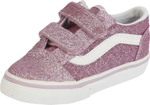 Vans Old Skool Glitter Lilac Dětské boty růžová
