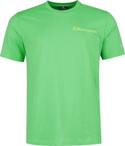 Champion Tričko Neon Spray s klasickým výstřihem Tričko zelená