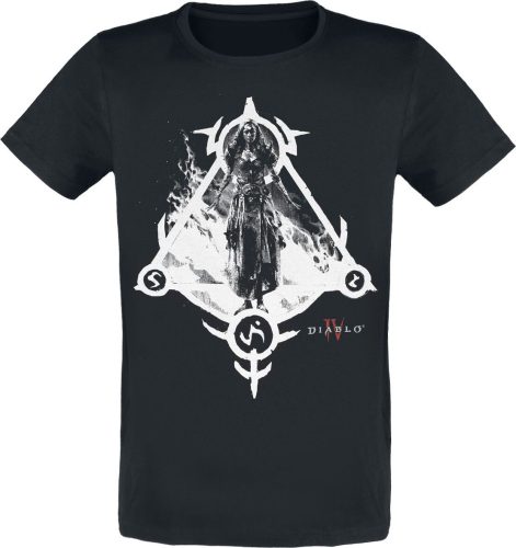 Diablo IV - Sorceress Tričko černá
