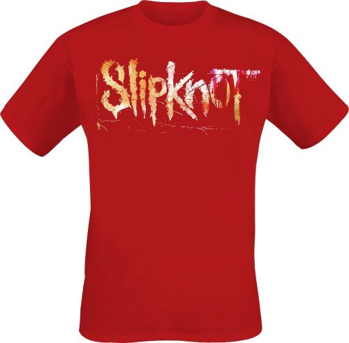 Slipknot Shattered Logo Tričko červená