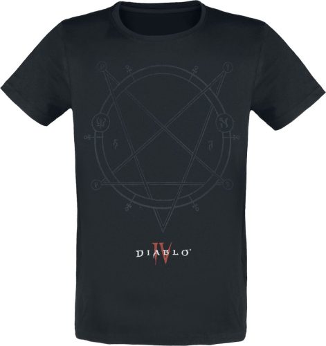 Diablo IV - Pentagram Tričko černá