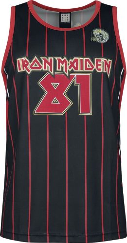 Iron Maiden Amplified Collection - Killers Tank top cerná/cervená