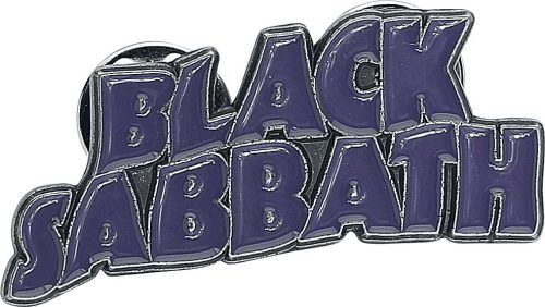 Black Sabbath Purple Wavy Logo Odznak šeríková