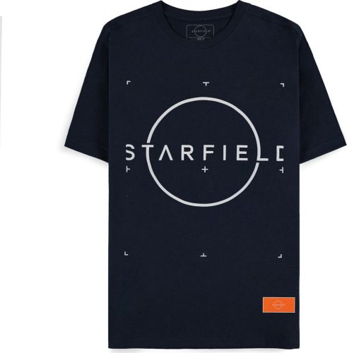 Starfield Cosmic Perspective Tričko modrá