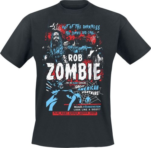Rob Zombie Call Tričko černá