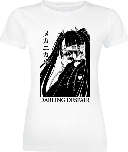Darling Despair Mechanical Mask Dámské tričko bílá