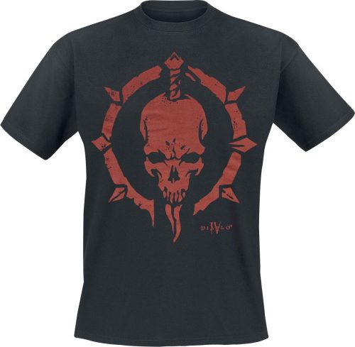 Diablo IV - Skull Tričko černá