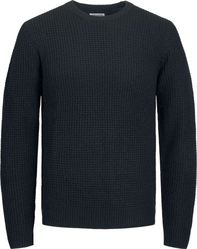 Jack & Jones Pletený svetr William s klasickým výstřihem Pletený svetr černá