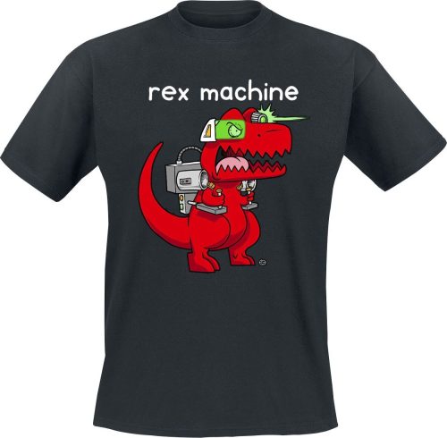 Goodie Two Sleeves Rex Machine Tričko černá