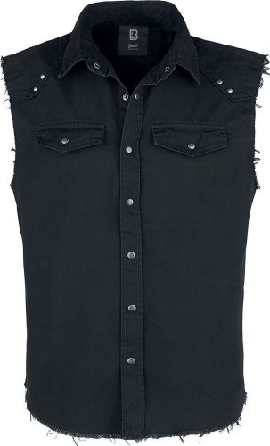 Brandit Sleeveless Vintage Shirt Košile černá