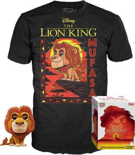 The Lion King POP! a tričko Mufasa (s jemným povrchem) - tričko plus Funko Sberatelská postava standard