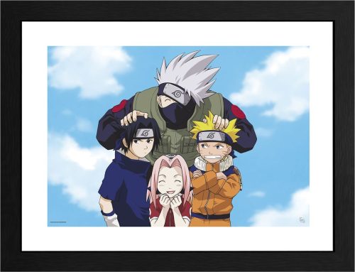 Naruto Photo Team 7 Zarámovaný obraz vícebarevný