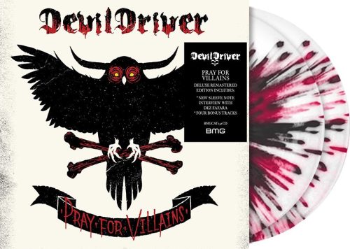DevilDriver Pray for villains 2-LP potřísněné