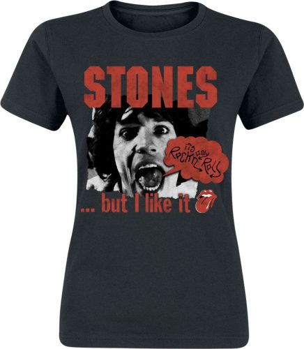 The Rolling Stones Mick Rock N Roll Dámské tričko černá