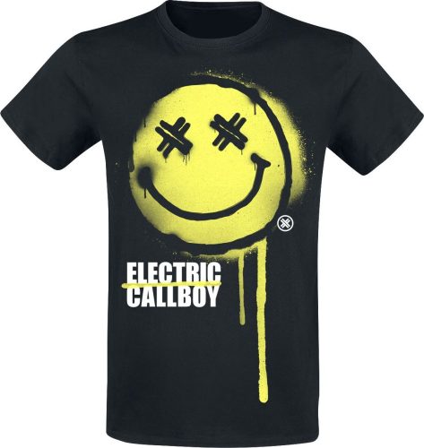 Electric Callboy Spray Smile Tričko černá