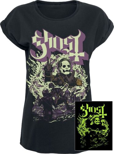 Ghost FOG YK - GITD Dámské tričko černá