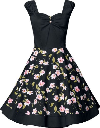Belsira Vintage Kleid Šaty černá