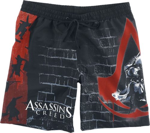Assassin's Creed Wall Jump Pánské plavky černá