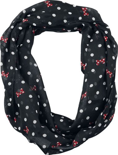 Mickey & Minnie Mouse Minnie Mouse - Dots & Bows Šátek/šála černá