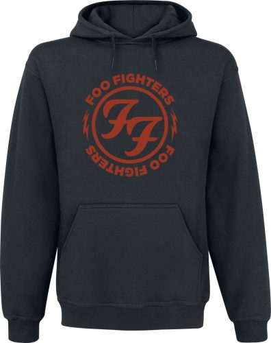 Foo Fighters Logo Red Circle Mikina s kapucí černá