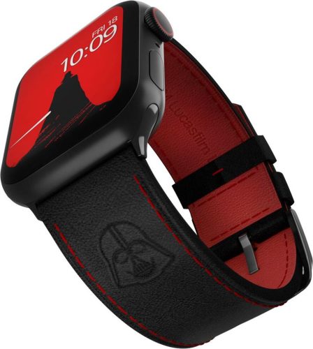 Star Wars Řemínek na smart hodinky MobyFox - Darth Vader vyměněn náramek cerná/cervená