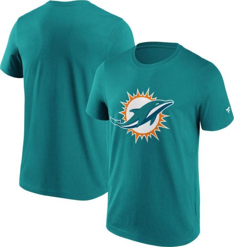 Fanatics Miami Dolphins Logo Tričko cyan