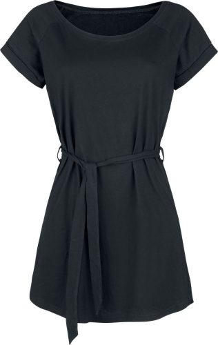 Forplay Jersey Kleid mit Bindegürtel Šaty černá