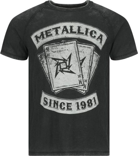 Metallica EMP Signature Collection Tričko Tmavě modrá / šedá