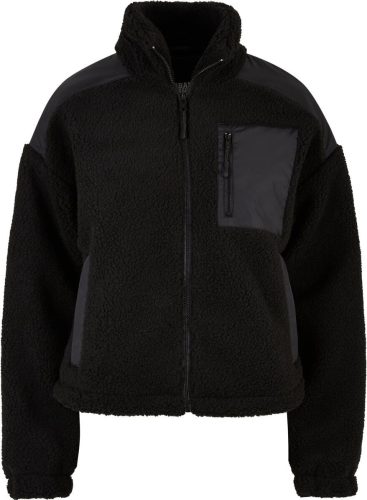Urban Classics Ladies Sherpa Mix Jacket Bunda černá
