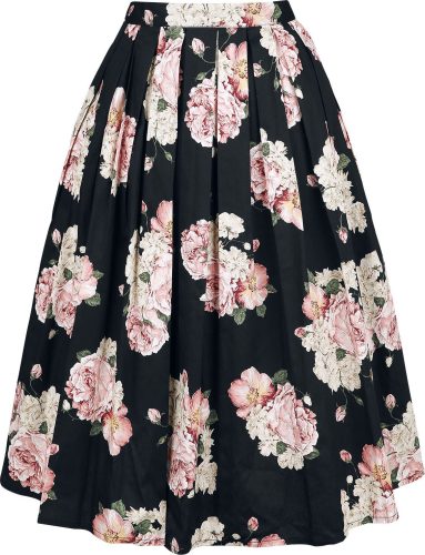 Banned Retro Plisovaná sukně English Rose Sukně vícebarevný